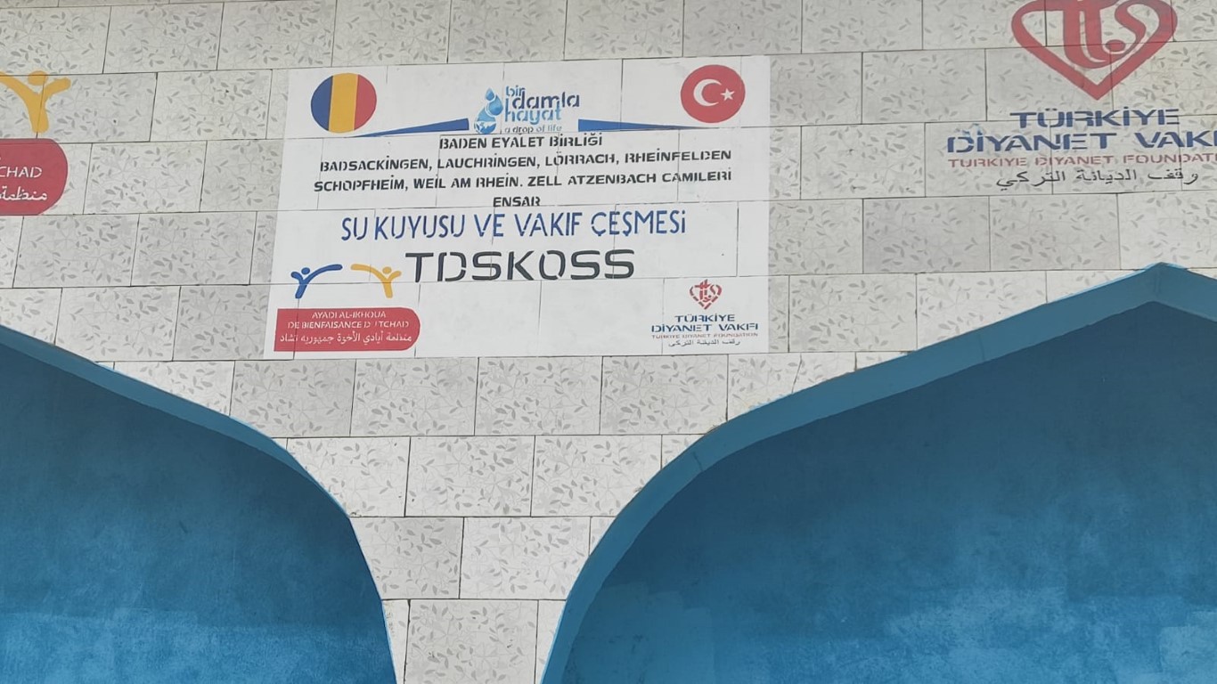 Projektaufnahme eines unterstützten Brunnenprojekts