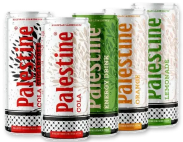 Palestine Drinks Sortiment
